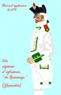 Rég Saintogne 1779–1791