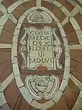Boden im Sala di opi, Palazzo Vecchio (Ausschnitt)