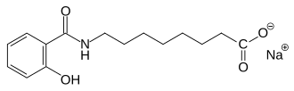 Strukturformel von Salcaprozat-Natrium