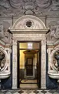 Sakristei-Portal, ca. 1450, Bronze, Santissima Annunziata, Florenz