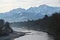 Salzach auf Höhe Elsbethen und Hellbrunn