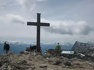 Gipfelkreuz des Salzburger Hochthrons