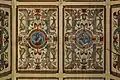 Detail der Deckenbemalung (Evangelisten)