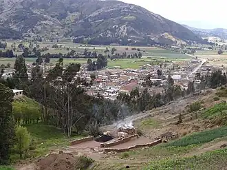 Blick auf Samacá