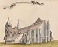 „Das Münster zu Breysach A° 1642“ (Sammlung Nicolai, Bd. 3, Blatt 55r)