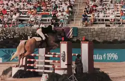 Richard Phelps auf The Golden Machine bei den Olympischen Spielen 1996 in Atlanta