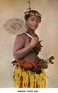 Samoanisches Mädchen, 1896
