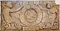Sandsteintafel "Australien" der Fassade der ehemals Norddeutschen Lloyd