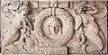 Sandsteintafel "Europa" der Fassade der ehemals Norddeutschen Lloyd