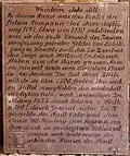 Die Sandsteintafel