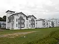 Villenfassaden an der Strandpromenade, auch Perlenkette genannt (2020)