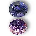 Saphir mit Farbwechsel 1,40&nbsp;ct