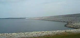 Der Sardis-Staudamm