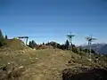 Bergstation Sarner Höhi (Sarn-Heinzenberg), im Hintergrund die Präzer Höhi