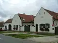 Traditionelle Bauernhäuser in Sarród
