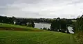 Sartaiufer bei Bobriškiu, Rokiškis, am nordwestlichen Seitenarm des Sees