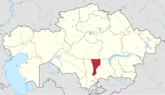 Lage in Kasachstan
