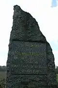 Gedenkstein für Leutnant Gérard de Buffévent