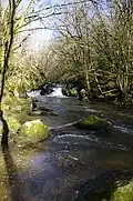 Der Saut du Chalard – Stromschnellen der Dronne bei Champs-Romain
