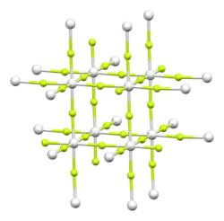 Kristallstruktur von Scandiumfluorid