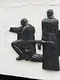 Schäden am Ehrenmal, 2020.