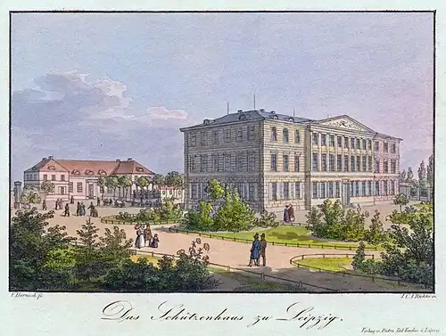 Das Schützenhaus kurz nach seiner Erbauung