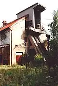 Betonstrebengerüst Schacht Prokop in Příbram, Tschechien