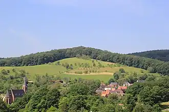 Der Scharfenstein oberhalb von Gunzenbach