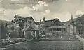 Bad Schauenburg vom Garen aus mit Dépendance I und II (Doktorhaus) ca. 1910
