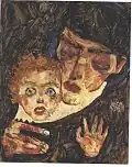Egon Schiele: Mutter und Kind, 1912, Nr.&nbsp;370