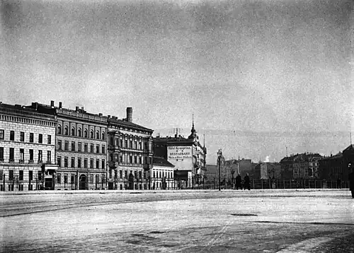 Schiffbauerdamm in der Nähe des 1890 erbauten Kraftwerks, um 1900