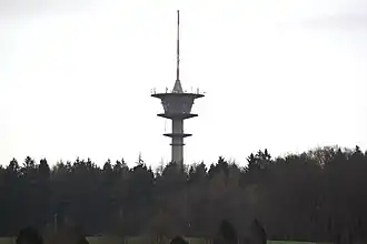 Der Fernmeldeturm auf der Schindershöh