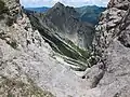 Blick vom Schindertor auf Fensterl und Schinderkar