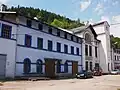 Blaumühle und Trockenmühle mit Fasspackerei