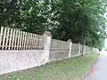 Teilansicht der Schlossmauer