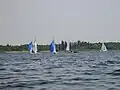 Segler auf dem Schladitzer See