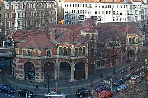 Hochbahn-Station „Schlesisches Tor“, Februar 2008