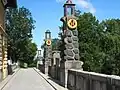 Schleuse am Moldaukanal