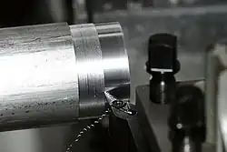 Schlichten (Man beachte die veränderte Spanform und -dicke)