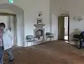 Innenansicht Grüner Salon mit neuaufgebautem Parkett (2022)