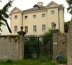 Seitenansicht des Schlossbaus