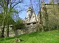 Südl. Wehrgang mit neuem Bergfried