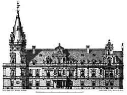 Entwurf für Schloss Eisersdorf
