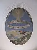 Deckengemälde aus der Werkstatt von Josef Ferdinand Fromiller