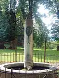 Ein Denkmal zu Ehren Franz Schuberts, der im Schloss Alfonso und Estrella schrieb.