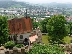 Blick über die Schlosskapelle