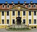 Freitreppe des Schlosses Seußlitz