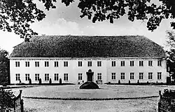Schloss Wicken, Ostpreußen, nach 1945 geschleift, heute Russland (Exklave Kaliningrad)