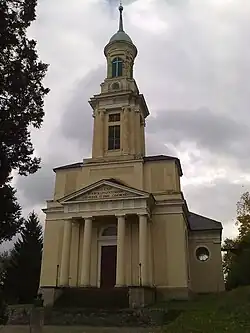 Blick auf die Neue Kirche