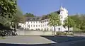 Schlosshofen Außenansicht 2017 Schloss-vom Innenparkplatz